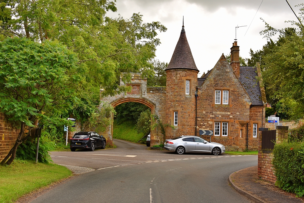 Manor House Entrance in Moreton Pinkney