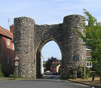 Castle Acre Bailey Gate | &copy; essentially-england.com