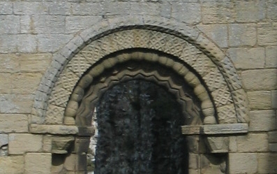Decorated stonework at Castle Acre Priory Church © essentially-england.com