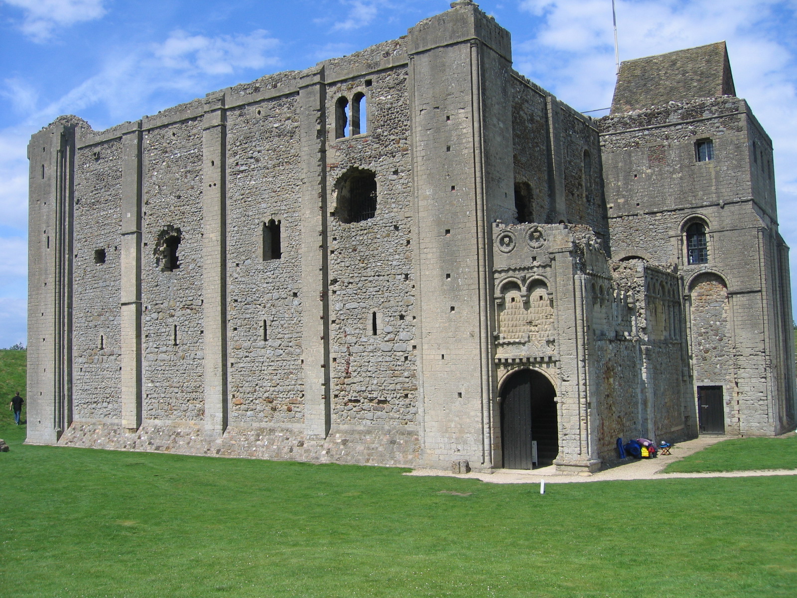 Castle Rising's Norman Keep &copy; essentially-england.com