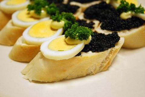 Caviare Sandwiches | &copy; Lukas Majercik dreamstime.com