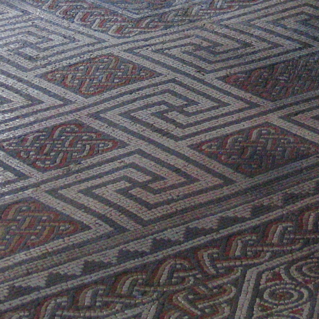 Chedworth Villa Tessellated Floor © essentially-england.com