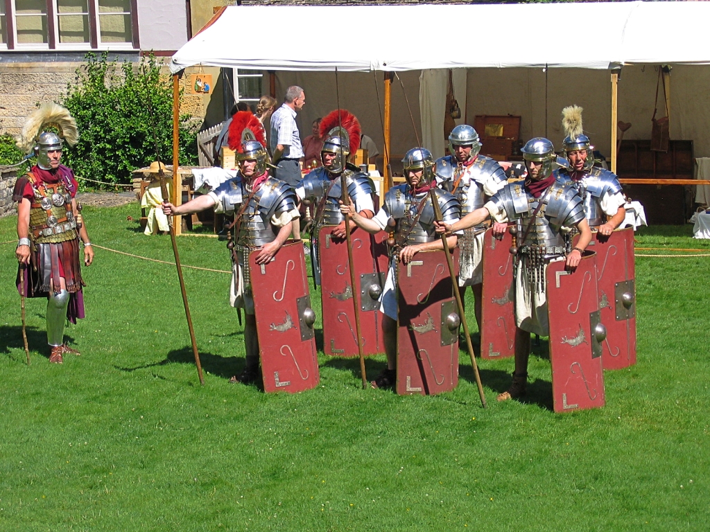 Roman Re-enactors at Chedworth Roman Villa
© essentially-england.com