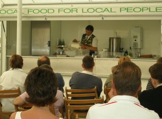 Cookery Demonstration at the Sturminster Newton Cheese Festival © Chris Willis