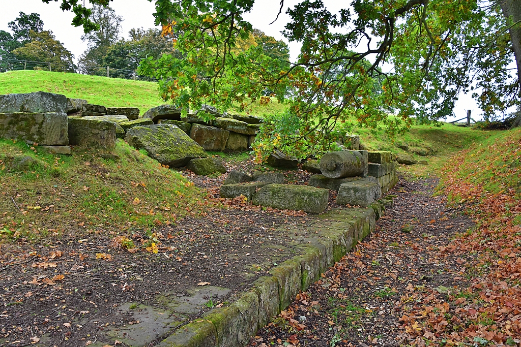 The East Abutment of Chesters Roman Bridge