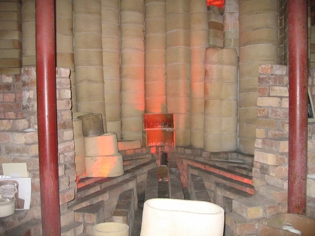 Inside a Bottle Kiln at The Coalport China Museum &copy; essentially-england.com