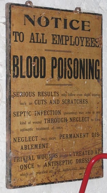 Old Style Health and Safety at Coalport China Museum &copy; essentially-england.com