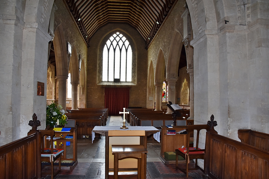 Inside St Mary's Church, Bampton