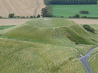 Dragon Hill, where St George, patron saint of England, fought the dragon © essentially-england.com