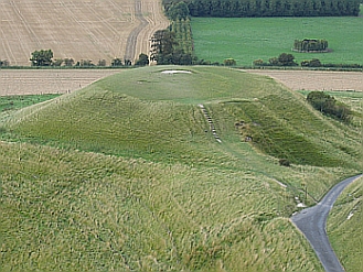 Dragon Hill, where St George, patron saint of England, fought the dragon