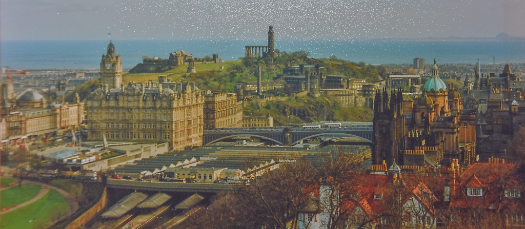 View Over Edinburgh From Edinburgh Castle