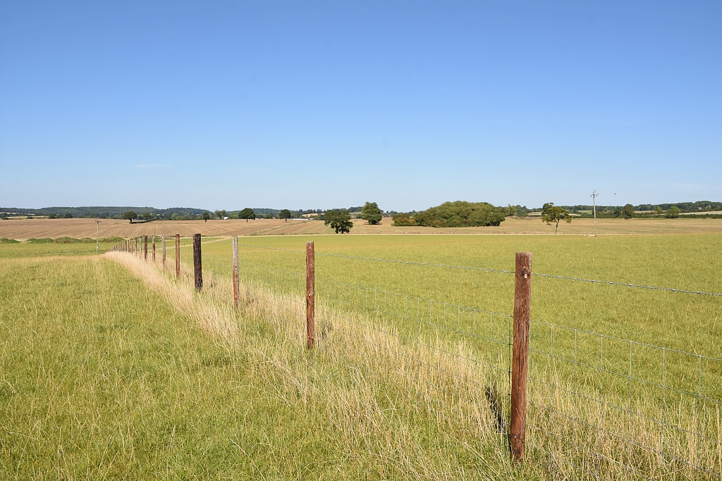 Following the Fence Through Beautiful Warickshire Farmland