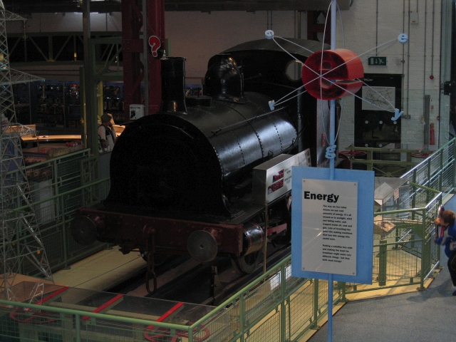 Using human power to move a train in the Enginuity Museum &copy; essentially-england.com