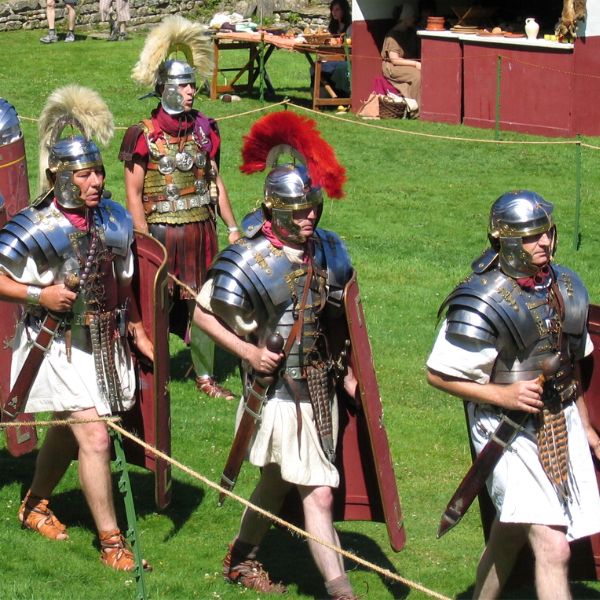Roman Re-enactors at Chedworth Villa © essentially-england.com