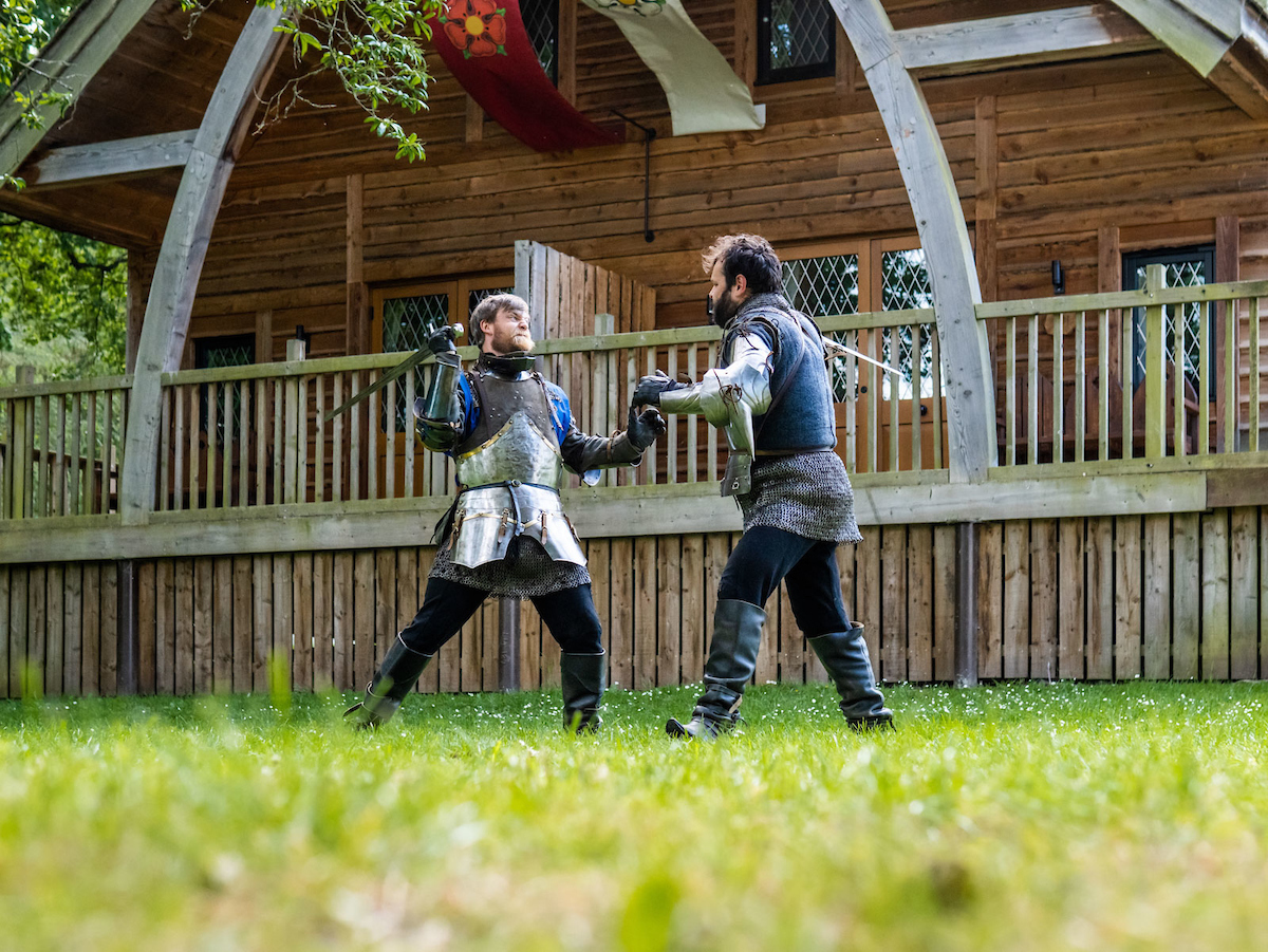 Warwick Castle Knights Fighting from merlinassetbank.photoshelter.com