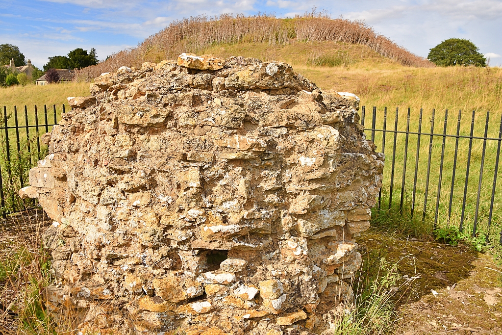 Part of Fotheringhay Castle Keep