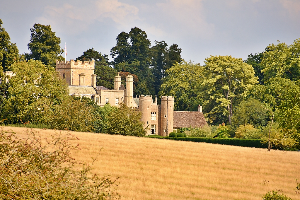 View of Elton Hall on our Fotheringhay Circular Walk