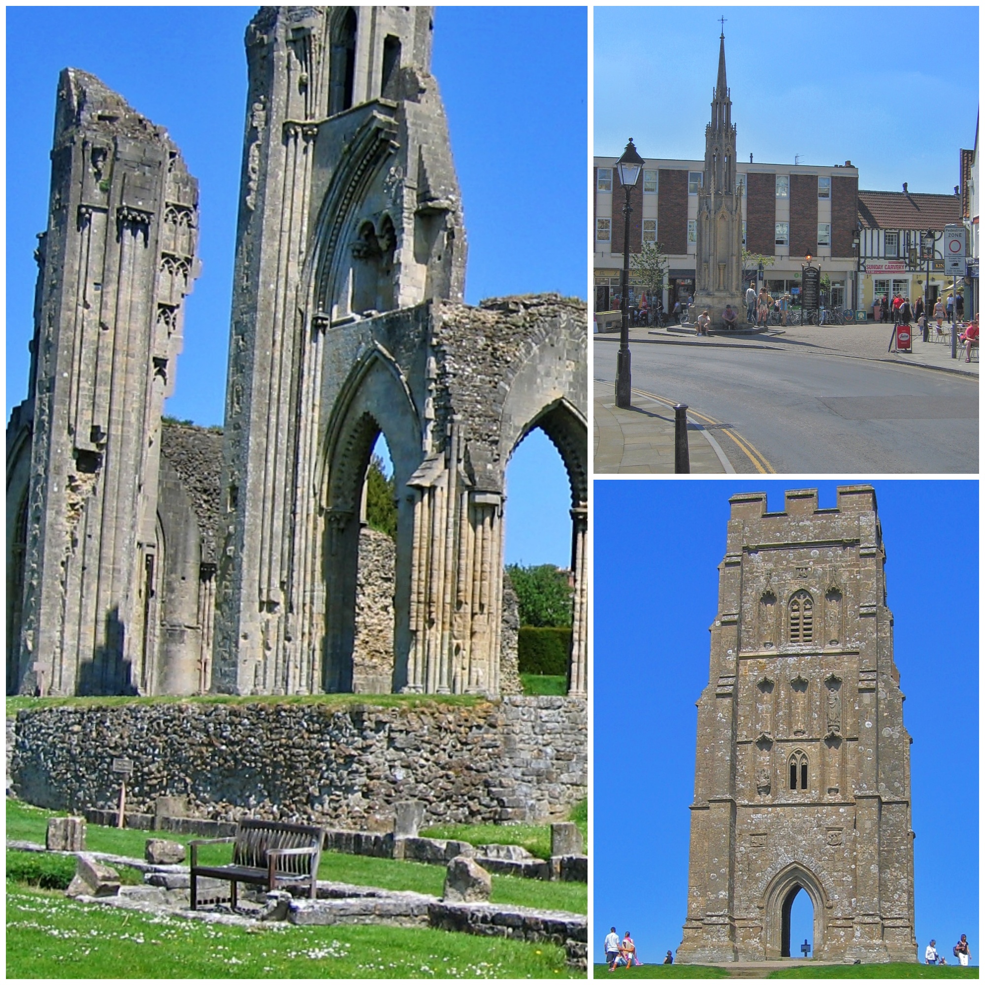Images from Glastonbury Which is Close to Both Brean Sands and Sand Bay in Somerset