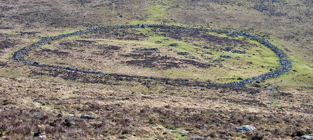 Looking Down Over Grimspound Ancient Village © essentially-england.com