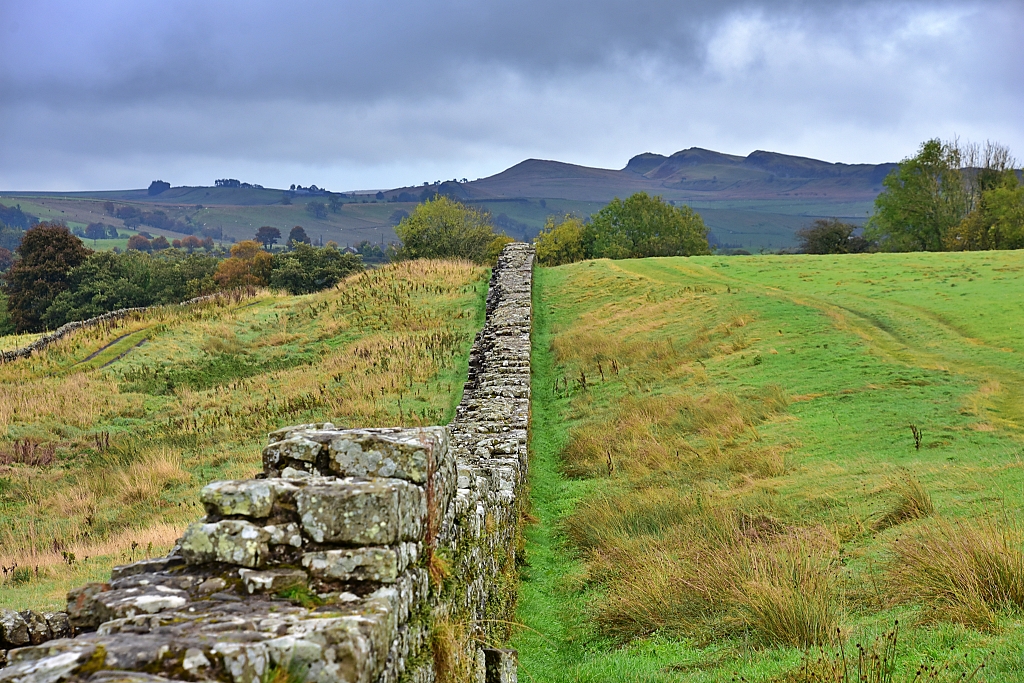 Hadrian's Wall Near Birdoswald Fort © essentially-england.com