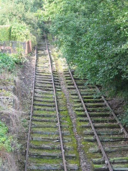 The Hay Incline Plane, part of the Ironbridge Gorge World Heritage Site in Shropshire.