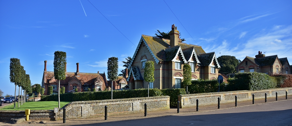 Holkham Village Scene