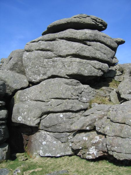 Craggy rocks at Hound Tor inspired Arthur Conan Doyle