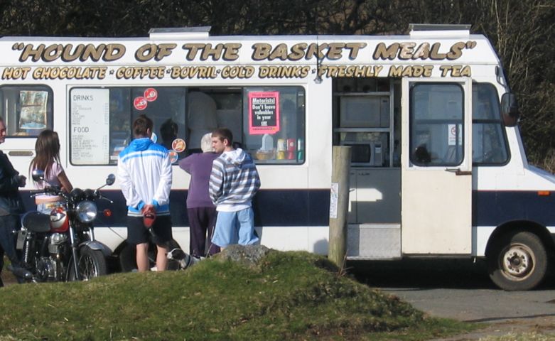 Refreshments at Hound Tor