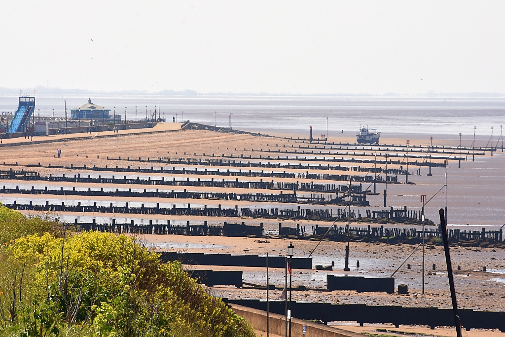 Hunstanton Beach and Lincolnshire Coast from the Lookout © essentially-england.com