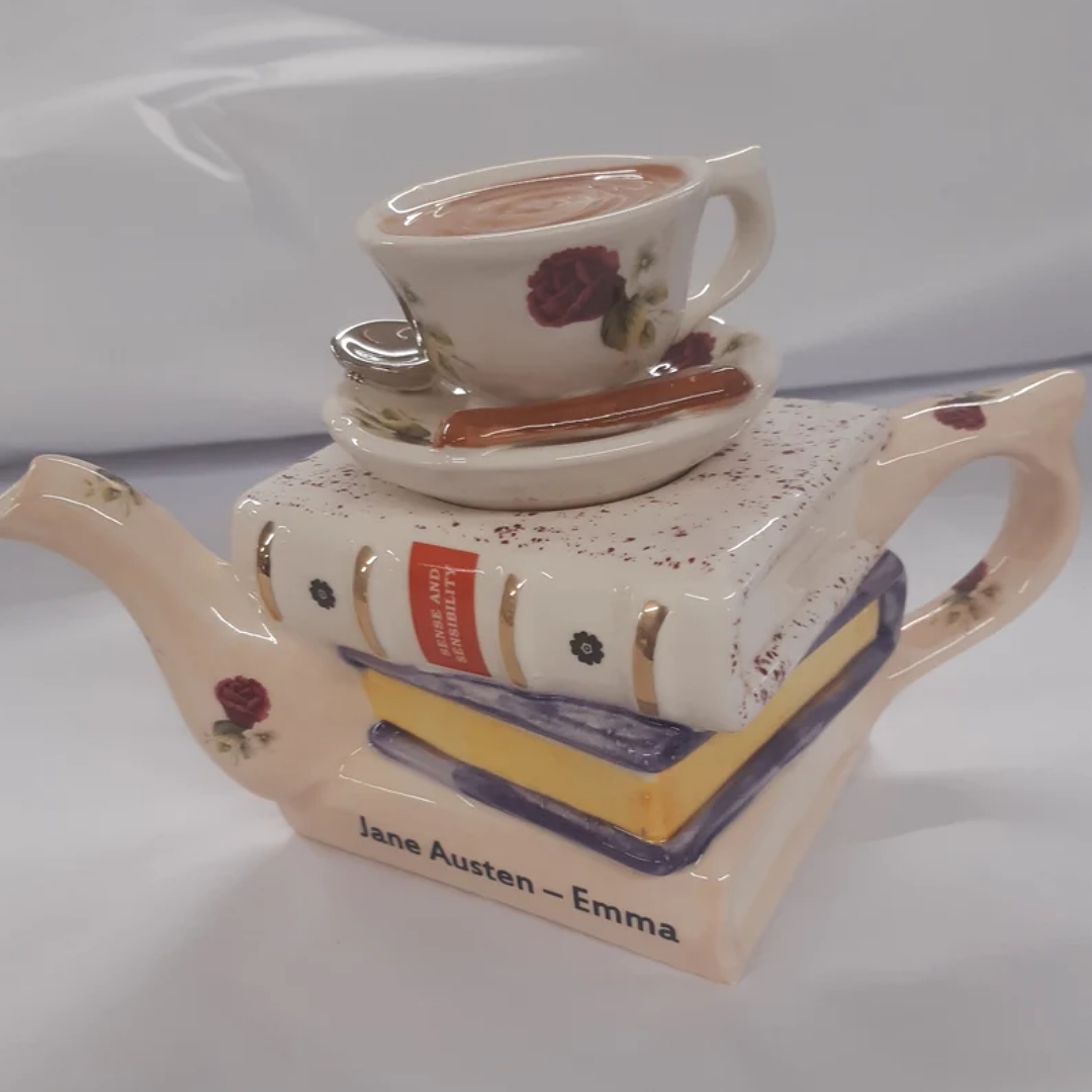 Jane Austen Book Teapot | etsy.com
