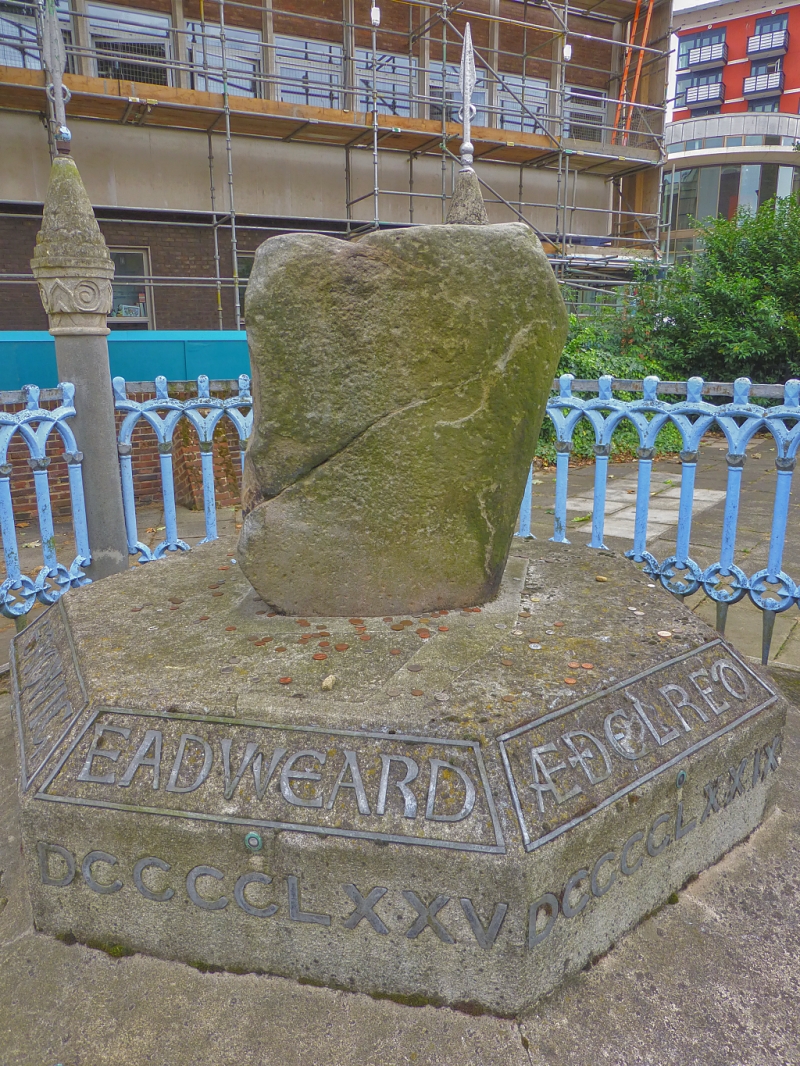 The Kingston Coronation Stone Used for the Coronations of Seven Saxon Kings of England © essentially-england.com