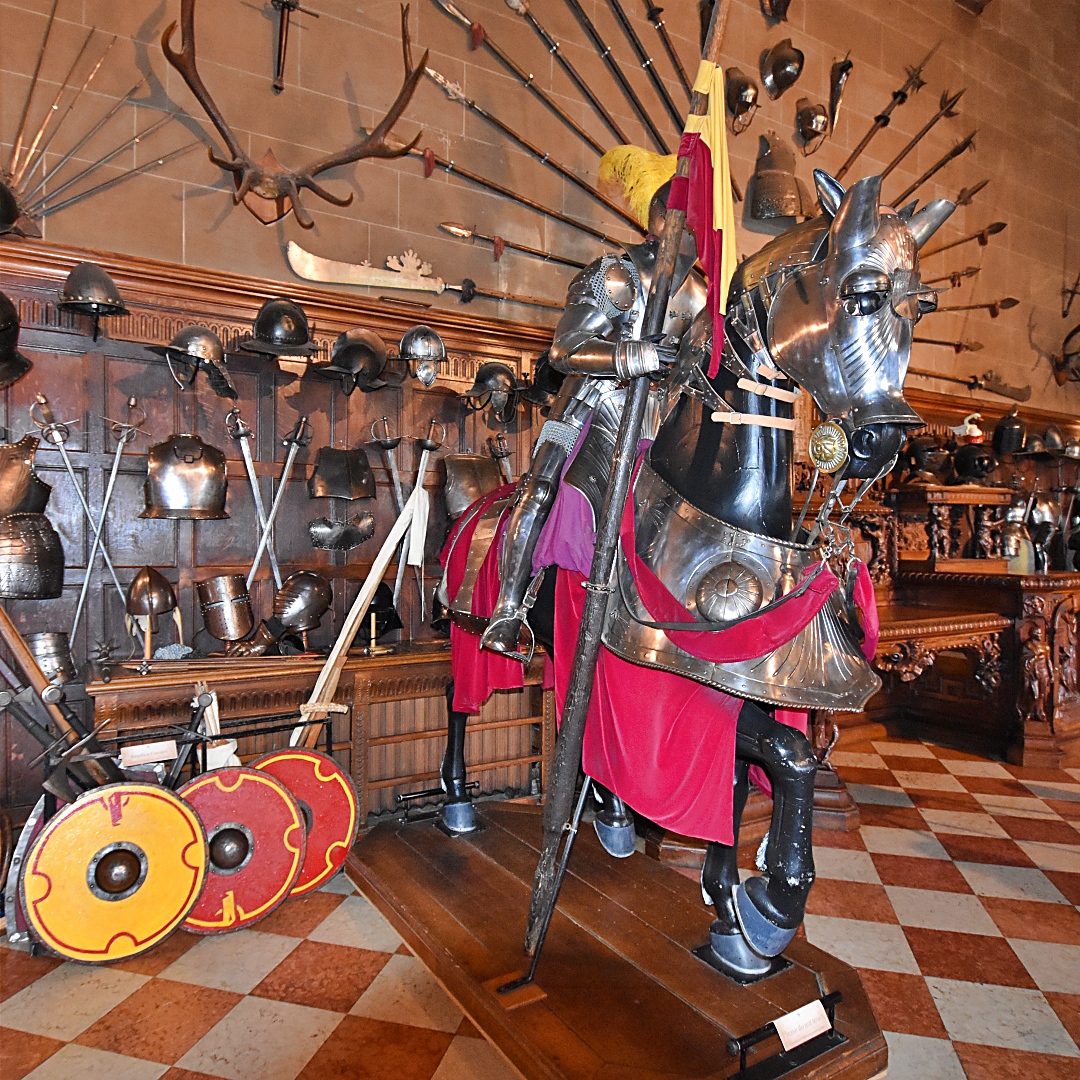 Knight on Horse from Warwick Castle