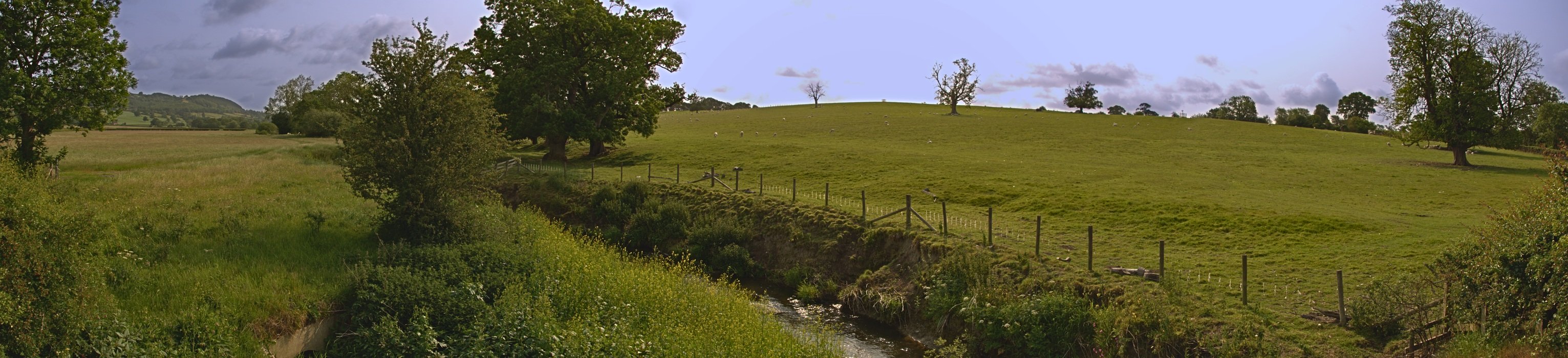 The River Camlad Outside Chirbury - Was This King Arthur's Last Battle Site?
