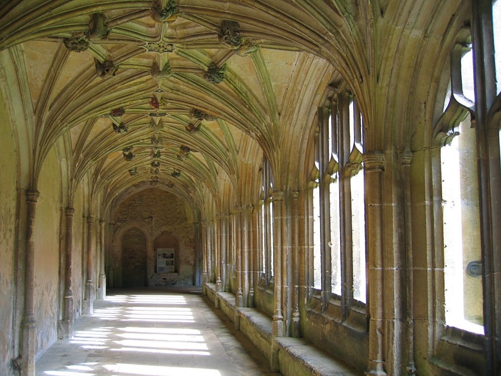 Lacock Abbey Cloisters &copy; essentially-england.com