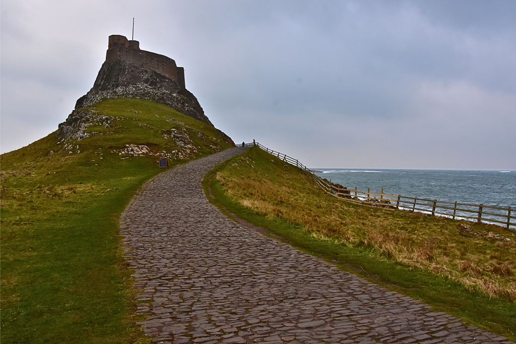 The Approach to Lindisfarne Castle