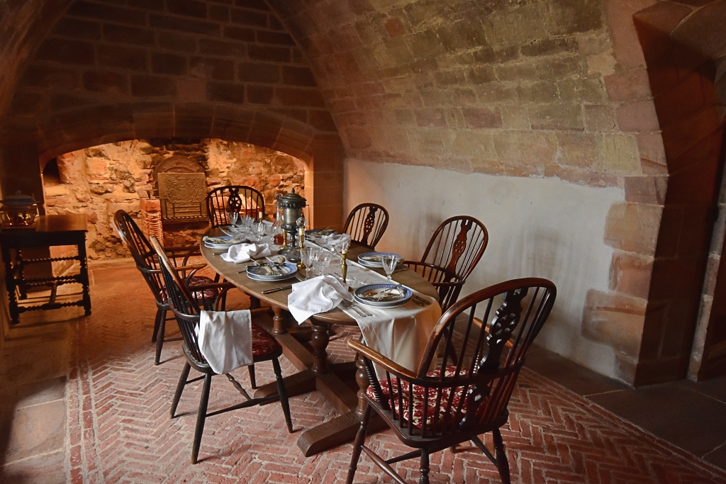 The Dining Room in Lindisfarne Castle