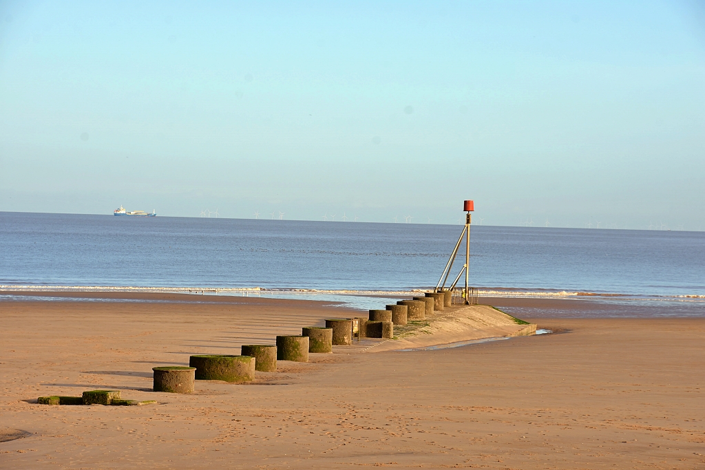 Lunchtime View on Mablethorpe Beach