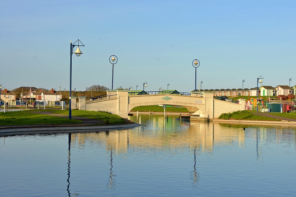 Queens Park Boating Lake in Mablethorpe