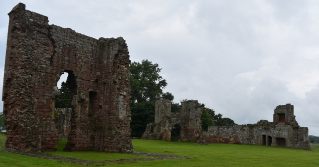 the ruined moreton corbet castle with its interesting combination of medieval and elizabethan buildings.