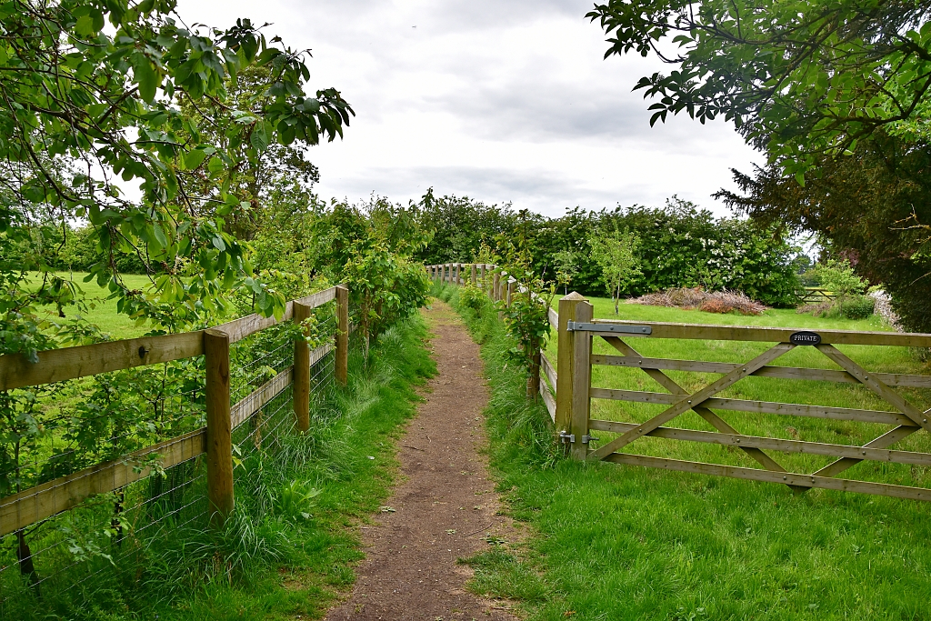 Footpath Leaving St. Mary's Church © essentially-england.com