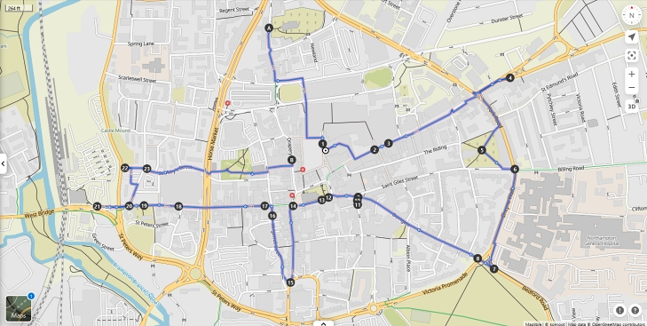 Northampton Heritage Trail Map