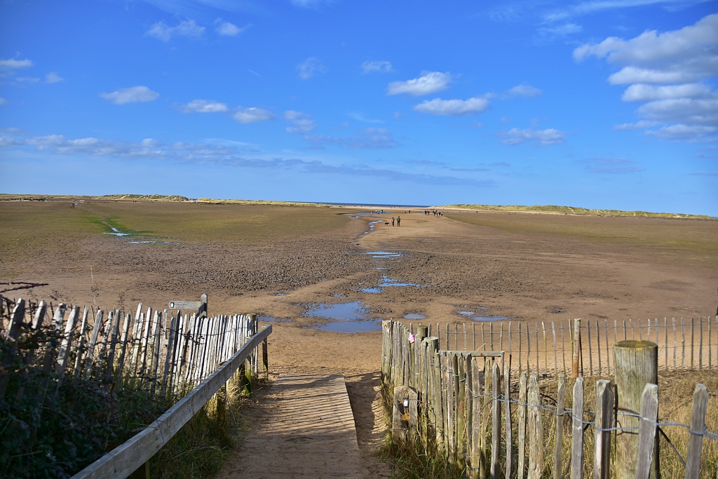 Boardwalk Path onto Holkham Beach