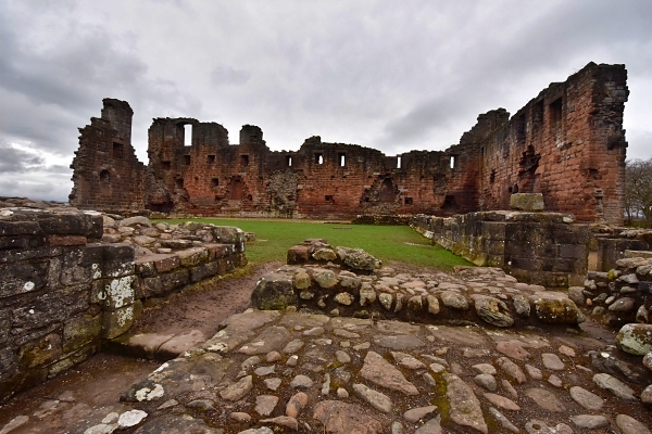 View Over the Ruined Medieval Castle