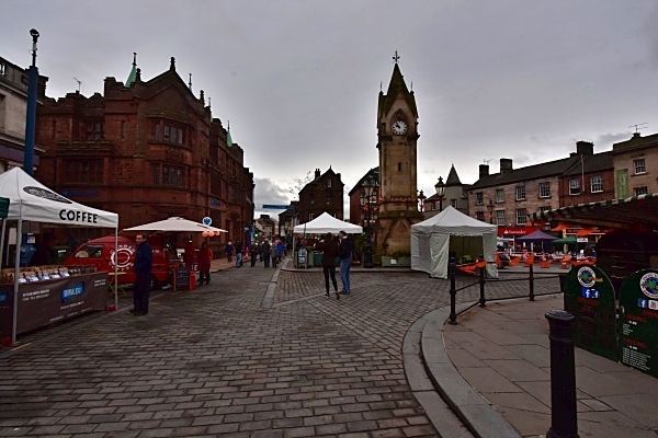 Market Square Preparing for Paint it Orange Day