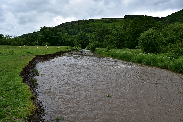 Walking Along the River Teme out of Knighton &copy; essentially-england.com