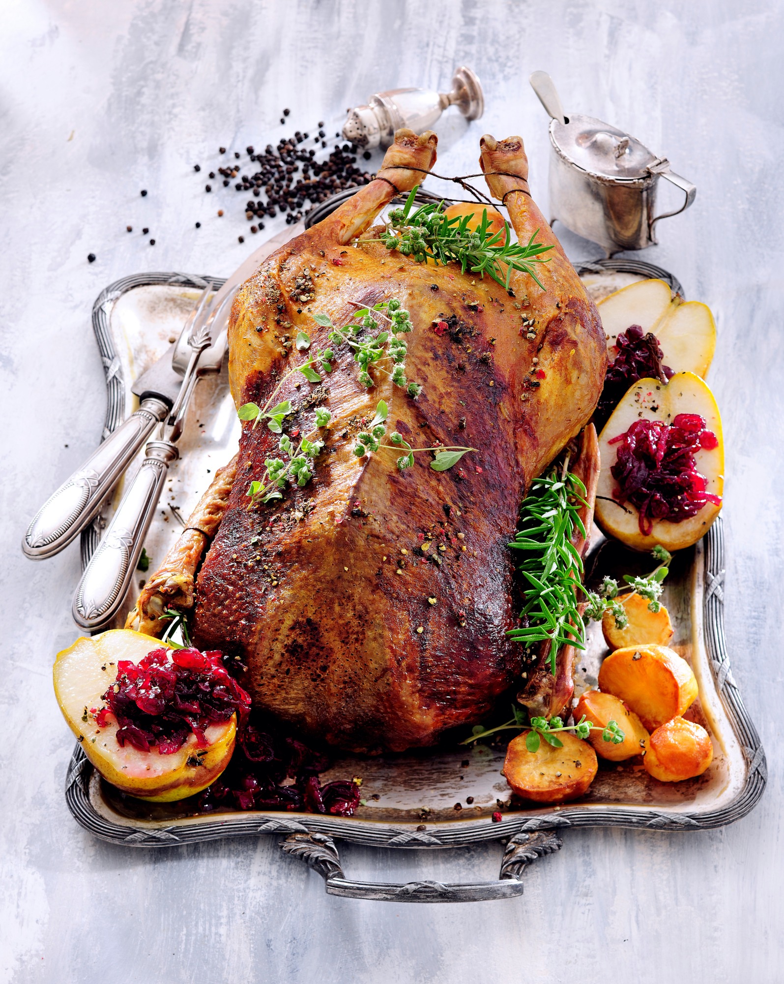 Roast Goose &copy; zebratomato | 123RF.com