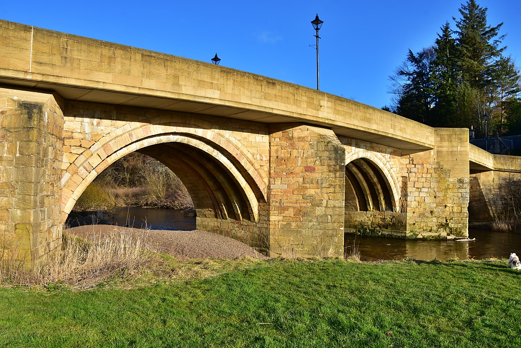 The Bridge over The River Croquet in Rothbury © essentially-england.com