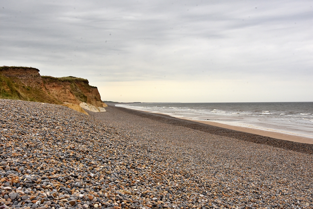 This is Why We Love Norfolk Walks - View Along The Beach Towards Weybourne