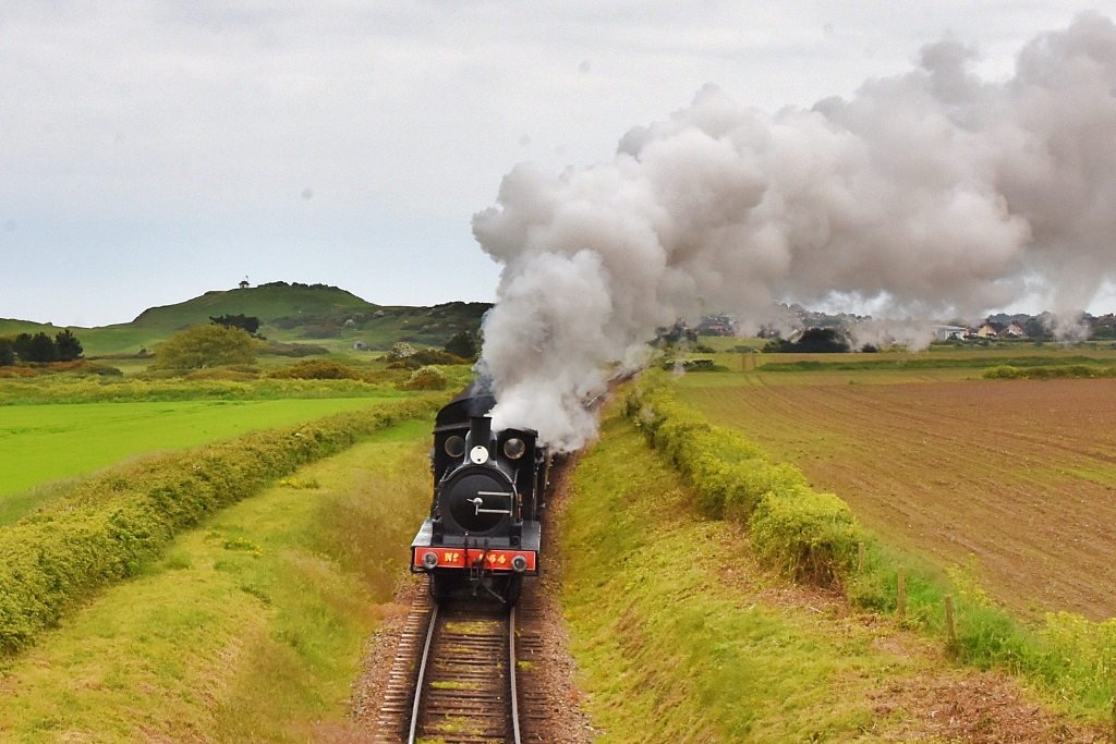 Steam Train Heading Towards Weybourne