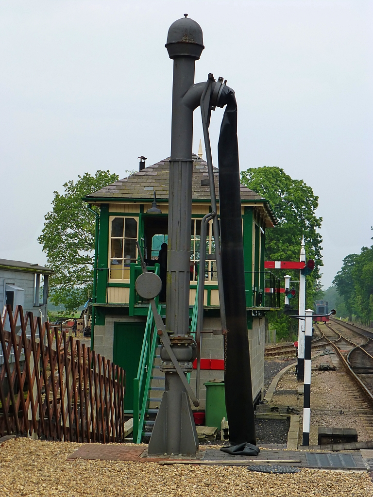 Holt Station Signal Box and Water Tower © essentially-england.com